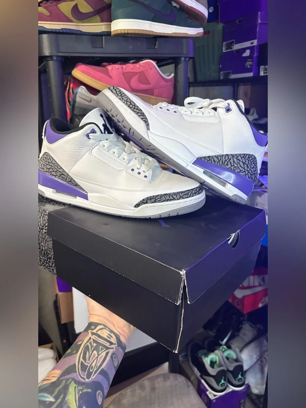 Air Jordan 3 Retro ”Dark Iris” - Men’s 13